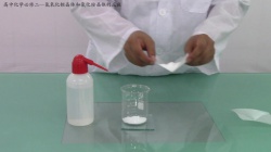 氢氧化钡晶体和氯化铵晶体的反应